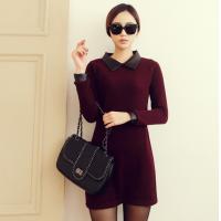 �����ﶬװʱ������ȹ(�ƺ�ɫ)